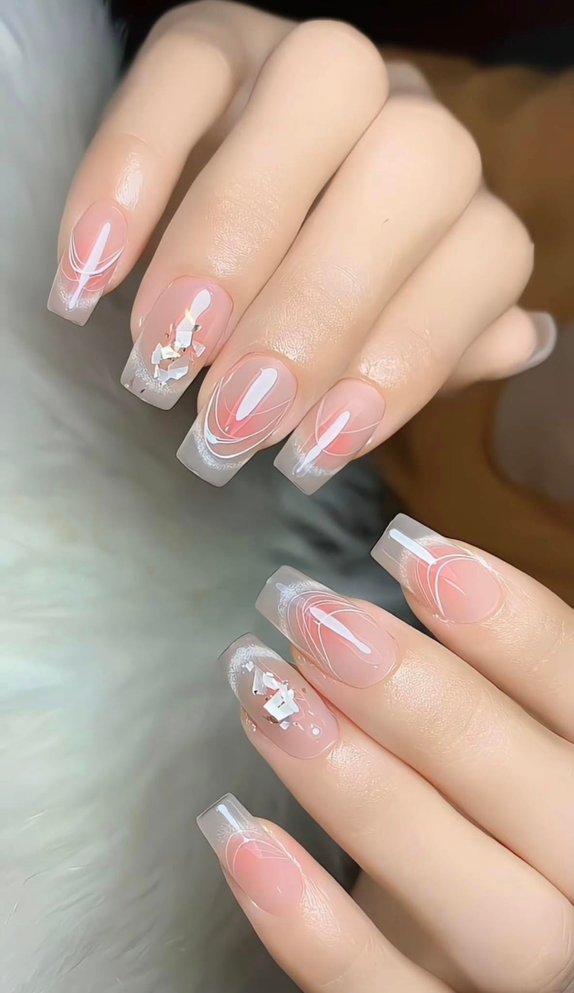 Colorful nail artistry at The Nails Place