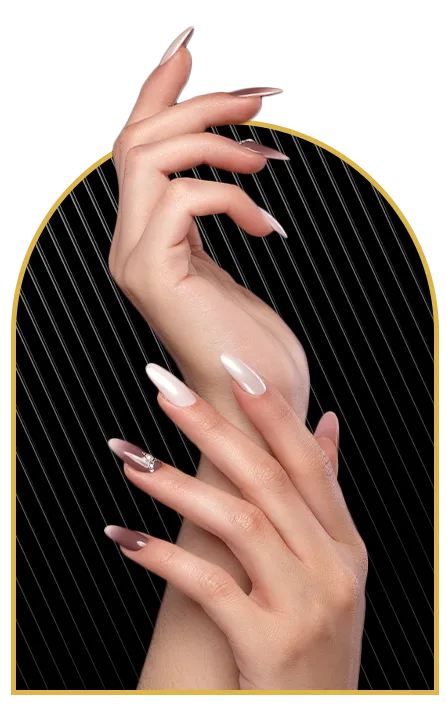 Elegant nail presentation